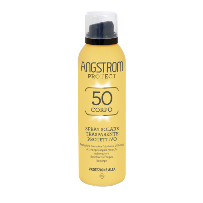 ANGSTROM PROTECT 50 CORPO SPRAY SOLARE TRASPARENTE 150 ML ANGSTROM PROTECT 50 CORPO SPRAY SOLARE TRASPARENTE 150 ML