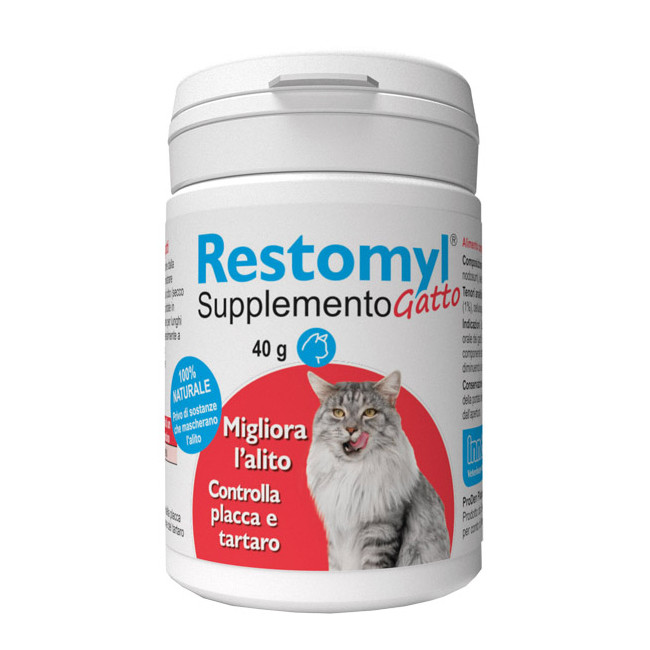RESTOMYL SUPPLEMENTO GATTO FLACONCINO 40 G RESTOMYL SUPPLEMENTO GATTO FLACONCINO 40 G