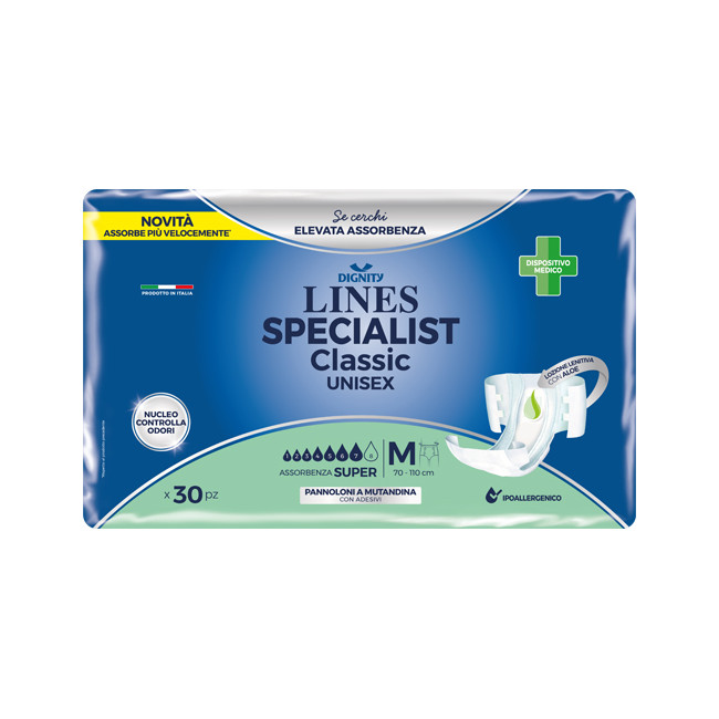 PANNOLONE MUTANDINA LINES SPECIALIST CLASSIC SUPER ULTRA MM 30 PEZZI PANNOLONE MUTANDINA LINES SPECIALIST CLASSIC SUPER ULTRA MM 30 PEZZI