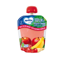 MELLIN 100% MELA FRAGOLA BANANA 90 G