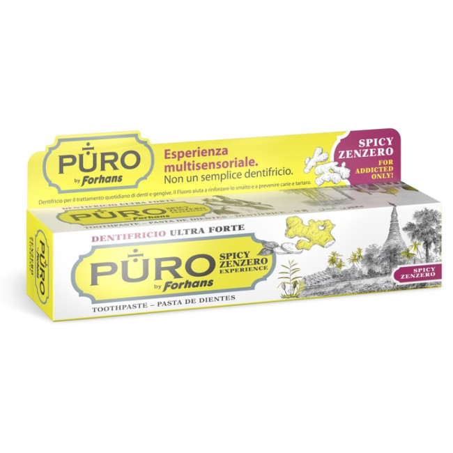 DENTIFRICIO PURO SPICY ZENZERO 75 ML DENTIFRICIO PURO SPICY ZENZERO 75 ML
