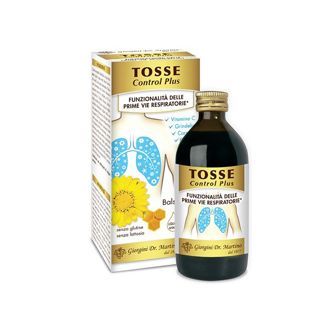 TOSSE CONTROL PLUS 200 ML LIQUIDO ANALCOLICO TOSSE CONTROL PLUS 200 ML LIQUIDO ANALCOLICO