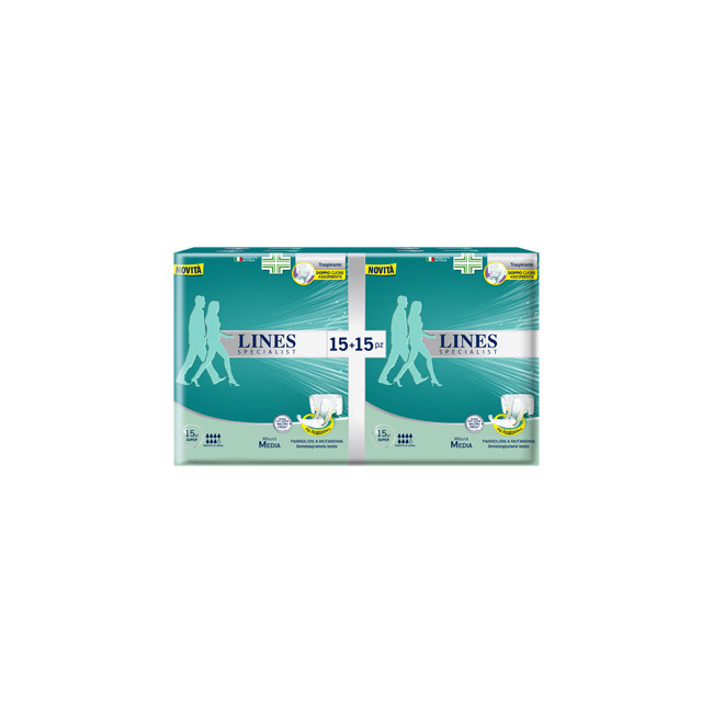 PANNOLONE A MUTANDA LINES SPECIALIST SUPER MM 30 PEZZI