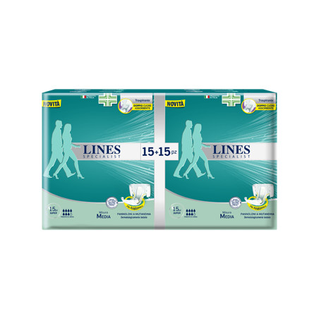 PANNOLONE A MUTANDA LINES SPECIALIST SUPER MM 30 PEZZI