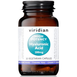 VIRIDIAN HYALURONIC ACID HIGH POTENCY 30 CAPSULE VIRIDIAN ACIDO IALURONICO ALTA CONCENTRAZIONE