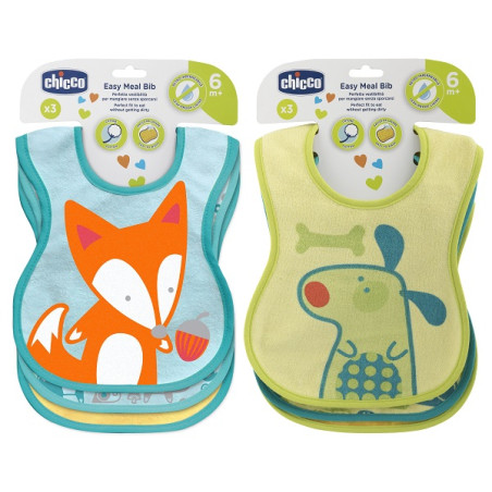 CHICCO BAVAGLINE PAPPA 6M+ 3PZ NEUTRE CHICCO BAVAGLINE PAPPA 6M+ 3PZ NEUTRE