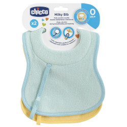 CHICCO BAVAGLINE 0M+ 2PZ AZZURRO