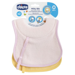 CHICCO BAVAGLINE 0M+ 2PZ ROSA