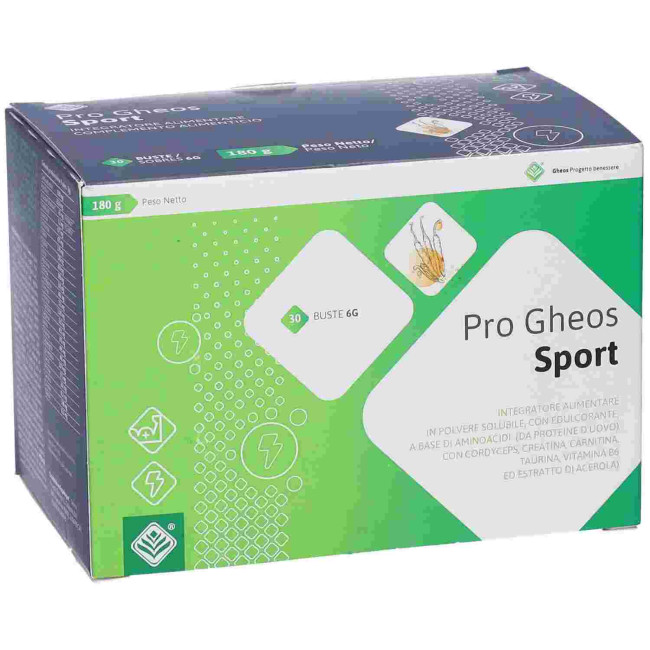 PRO GHEOS SPORT 30 BUSTINE DA 6 G PRO GHEOS SPORT 30 BUSTINE DA 6 G