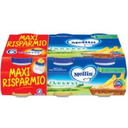 MELLIN OMOGENEIZZATO BANANA 6 X 100 G