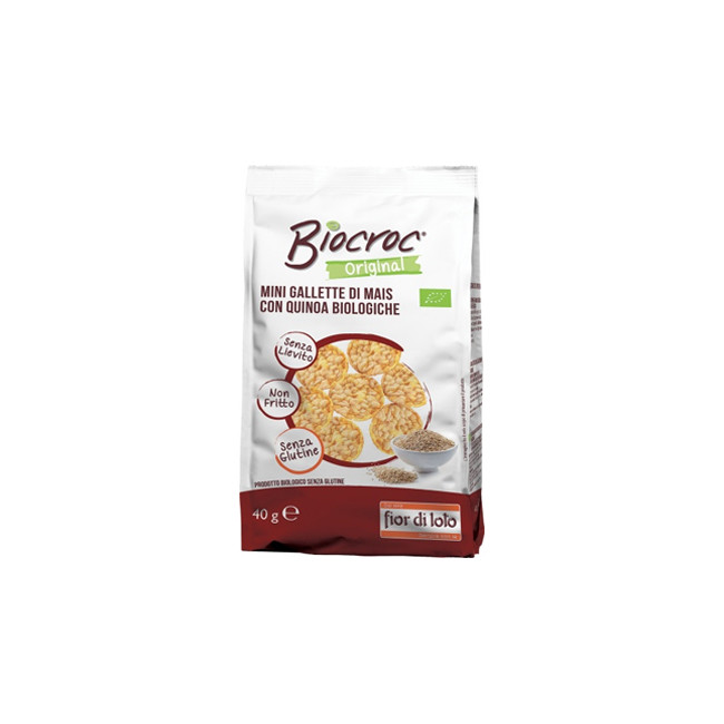 BIOCROC MAIS E QUINOA MINIGALLETTE 40 G BIOCROC MAIS E QUINOA MINIGALLETTE 40 G