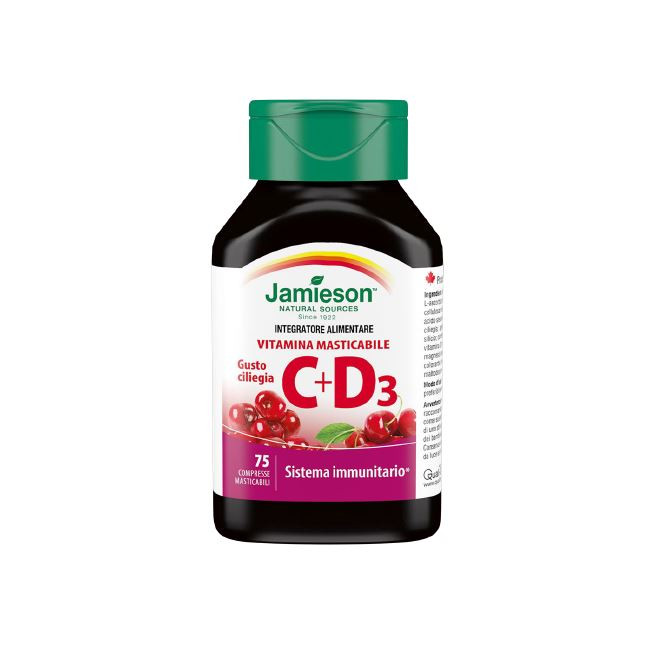 JAMIESON VITAMINA C 500 + D 75 COMPRESSE JAMIESON VITAMINA C 500 + D 75 COMPRESSE