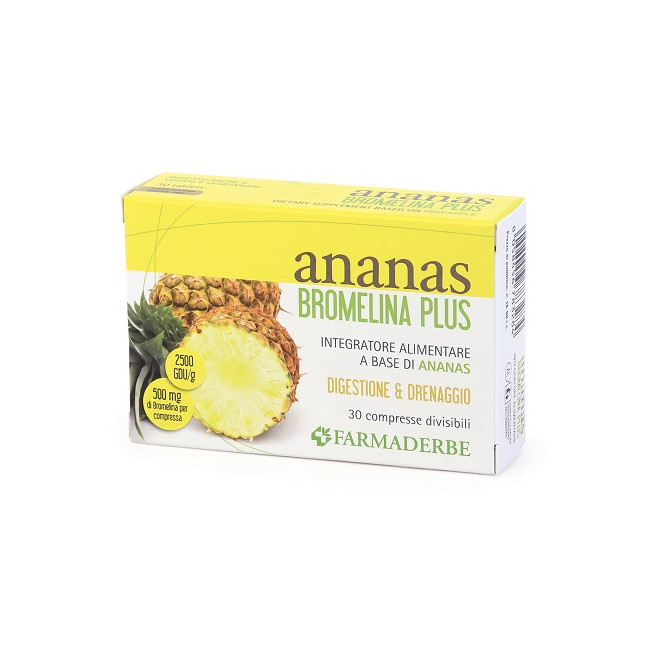 ANANAS BROMELINA PLUS 30 COMPRESSE ANANAS BROMELINA PLUS 30 COMPRESSE