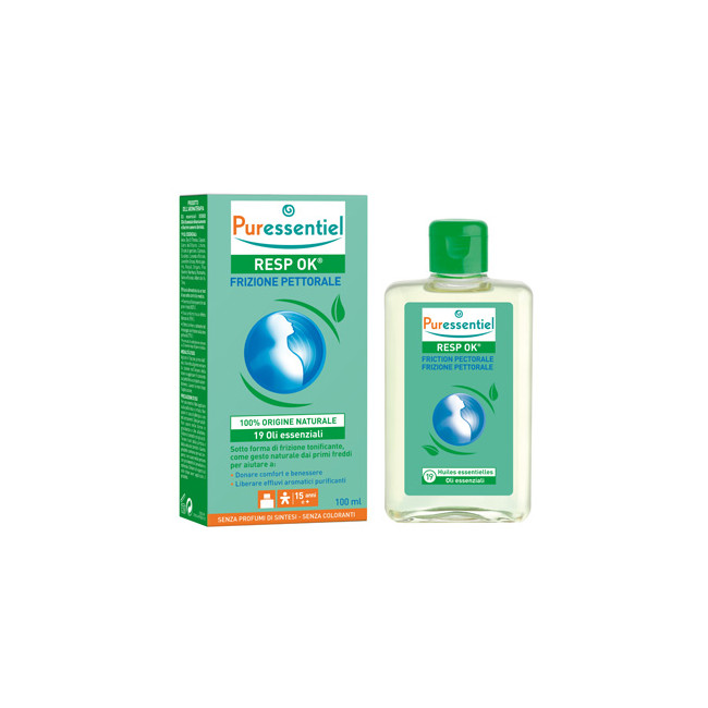 PURESSENTIEL RESP OK FRIZIONE PETTORALE 100 ML PURESSENTIEL RESP OK FRIZIONE PETTORALE 100 ML