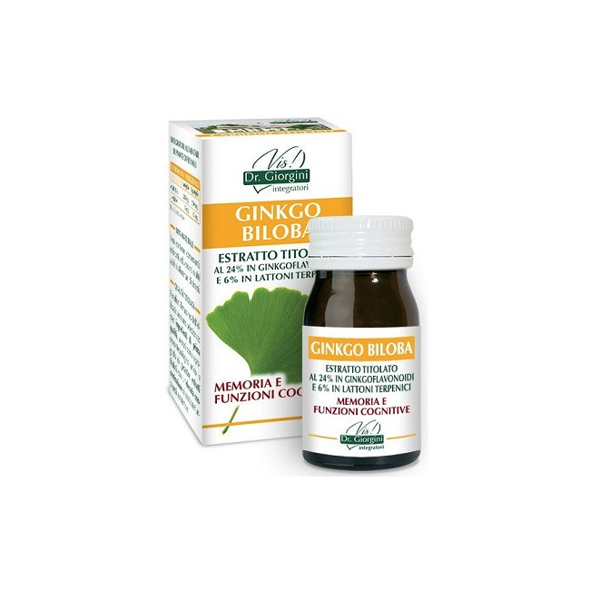 GINKGO BILOBA ESTRATTO TITOLATO 60 PASTIGLIE GINKGO BILOBA ESTRATTO TITOLATO 60 PASTIGLIE