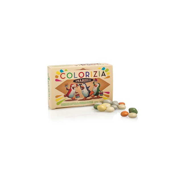 AMARELLI COLORIZIA CONFETTINI MORBIDI DI LIQUIRIZIA ALL'ANICE 100 G AMARELLI COLORIZIA CONFETTINI MORBIDI DI LIQUIRIZIA ALL'ANICE 100 G