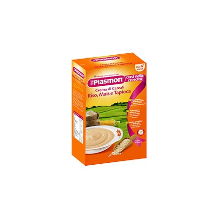 Plasmon Crema Di Cereali Riso Mais E Tapioca 230g Plasmon Crema Di Cereali Riso Mais E Tapioca 230g