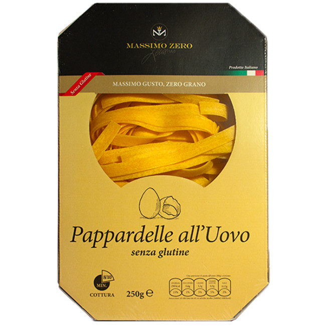 MASSIMO ZERO PAPPARDELLE UOVO 250 G MASSIMO ZERO PAPPARDELLE UOVO 250 G