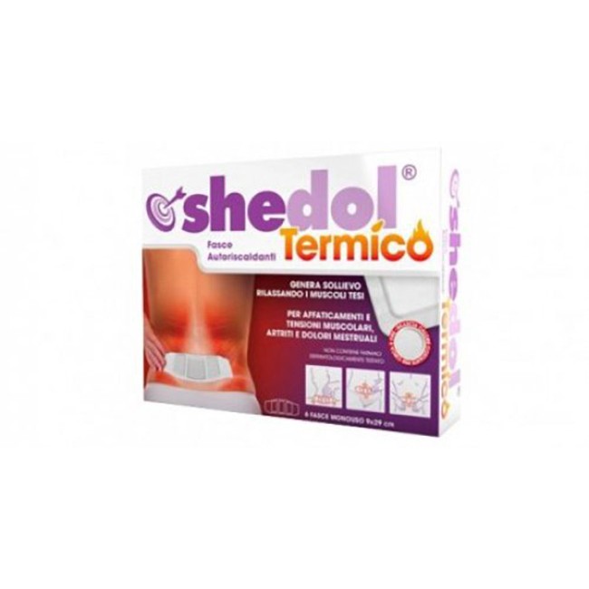 FASCIA AUTORISCALDANTE SHEDOL TERMICO 6 PEZZI FASCIA AUTORISCALDANTE SHEDOL TERMICO 6 PEZZI