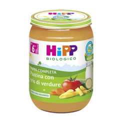 HiPP Biologico Pappa Pronta Pastina Con Tris Di Verdure 190g