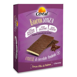 CEREAL BUONI SENZA GOLOSI CIOCCOLATO FONDENTE 6 X 17 G