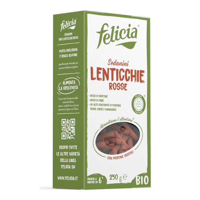 FELICIA BIO SEDANINI LENTICCHIE ROSSE 250 G FELICIA BIO SEDANINI LENTICCHIE ROSSE 250 G