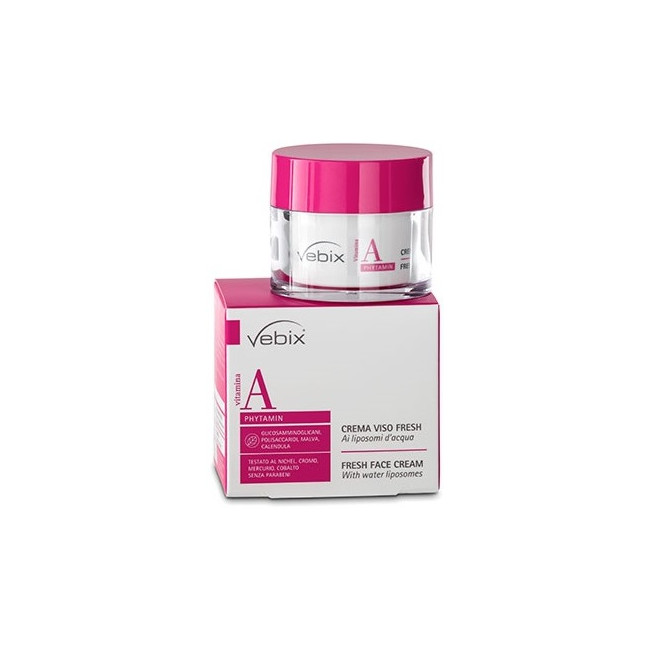 VEBIX PHYTAMIN CREMA VISO FRESH AI LIPOSOMI D'ACQUA 50 ML VEBIX PHYTAMIN CREMA VISO FRESH AI LIPOSOMI D'ACQUA 50 ML