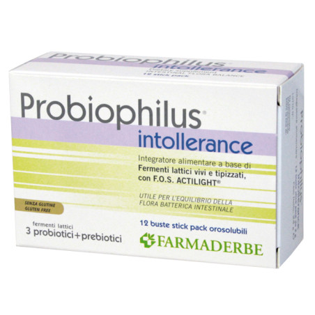 PROBIOPHILUS INTOLLERANCE 12 BUSTINE 24 G PROBIOPHILUS INTOLLERANCE 12 BUSTINE 24 G