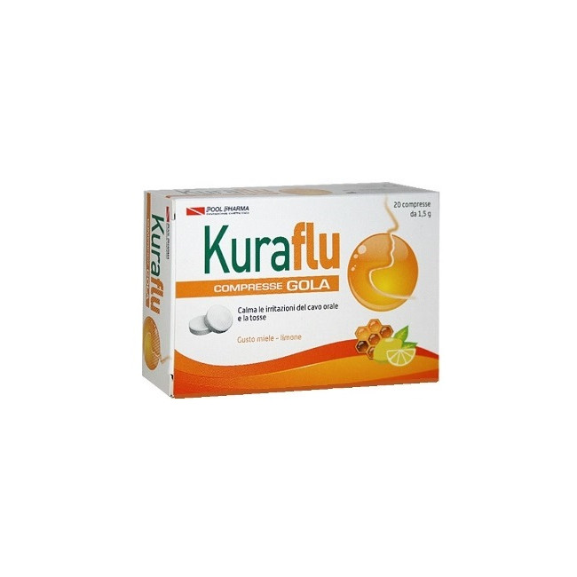 KURAFLU GOLA LIMONE/MIELE 20 COMPRESSE KURAFLU GOLA LIMONE/MIELE 20 COMPRESSE