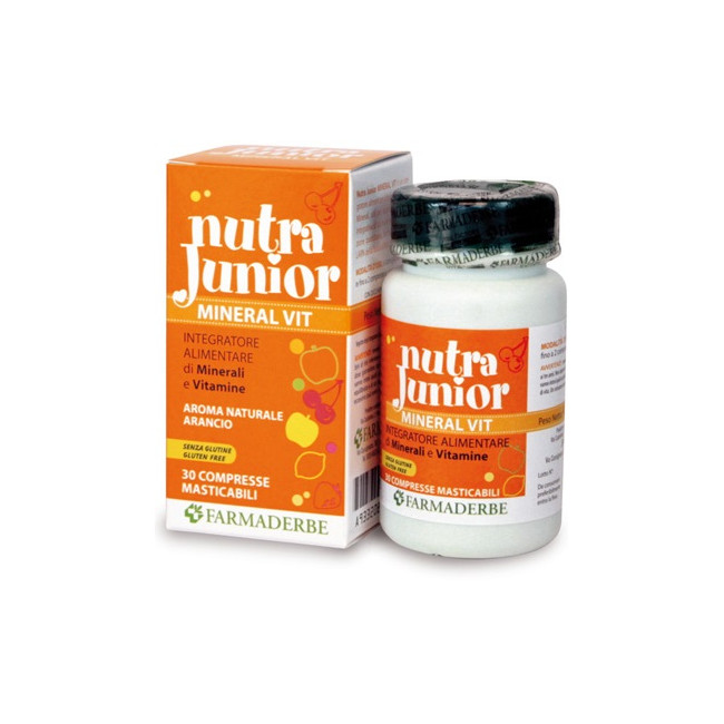 NUTRA JUNIOR MINERAL VITAMINE 30 COMPRESSE 45 G NUTRA JUNIOR MINERAL VITAMINE 30 COMPRESSE 45 G