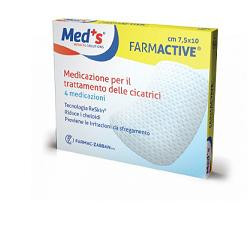 CEROTTO FARMACTIVE CICATRICI 7,5X10CM 4 PEZZI