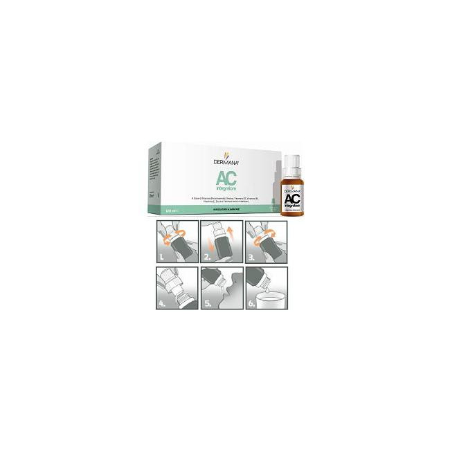 DERMANA AC INTEGRATORE 12 FLACONCINI DA 10 ML DERMANA AC INTEGRATORE 12 FLACONCINI DA 10 ML