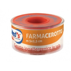 CEROTTO MEDS IPOALLERGENICO TELA 500X2,5CM SSR