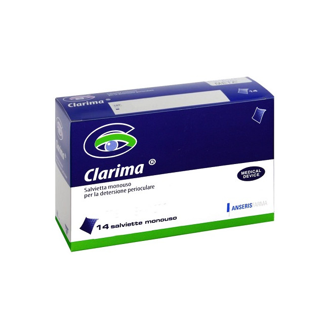 SALVIETTA PERIOCULARE CLARIMA 14 PEZZI SALVIETTA PERIOCULARE CLARIMA 14 PEZZI