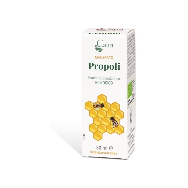 CAIRA PROPOLI MACERATO IDROALCOLICO BIO GOCCE 30 ML CAIRA PROPOLI MACERATO IDROALCOLICO BIO GOCCE 30 ML