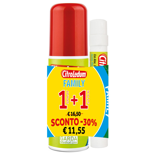 CITROLEDUM FAMILY KIT SPRAY 75 ML + STICK 10 ML