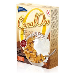PIACERI MEDITERRANEI CEREALORO FIOCCHI RISO MAIS E CIOCCOLATO 250 G