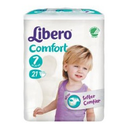 LIBERO COMFORT 7 PANNOLINO PER BAMBINO 16-26 KG 21 PEZZI