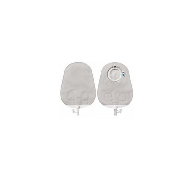 SACCA PER UROSTOMIA SENSURA MIO CLICK SISTEMA A DUE PEZZI MIDI OPACA FLANGIA 50 MM 30 PEZZI