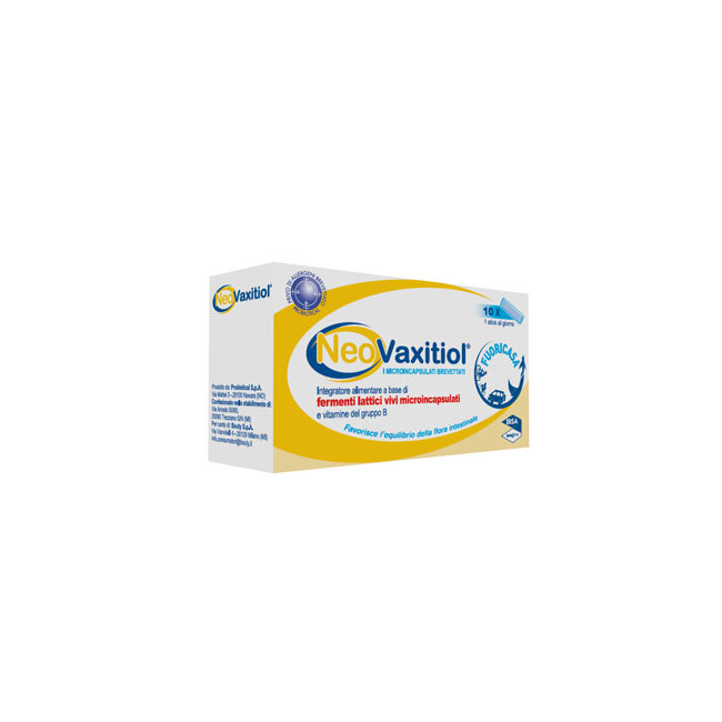 NEOVAXITIOL 10 STICK OROSOLUBILI DA 1,5 G NEOVAXITIOL 10 STICK OROSOLUBILI DA 1,5 G