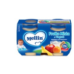 MELLIN MERENDA YOGURT FRUTTA MISTA 120 G X 2 PEZZI