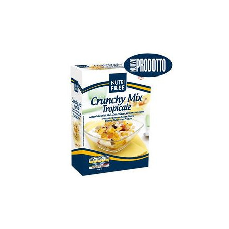 NUTRIFREE CRUNCHY MIX TROPICALE 375 G 1 PEZZO NUTRIFREE CRUNCHY MIX TROPICALE 375 G 1 PEZZO