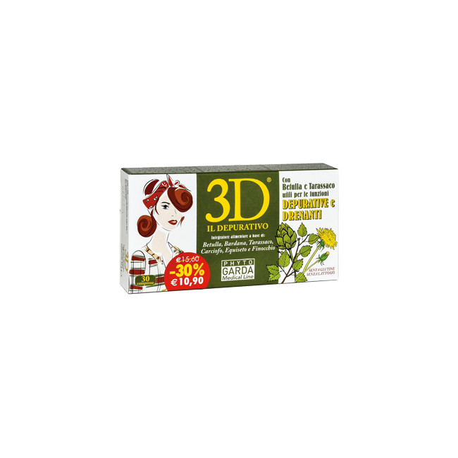 3D IL DEPURATIVO 30 COMPRESSE 3D IL DEPURATIVO 30 COMPRESSE