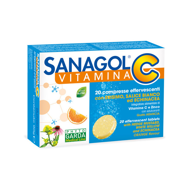 SANAGOL C 20 COMPRESSE EFFERVESCENTI SANAGOL C 20 COMPRESSE EFFERVESCENTI