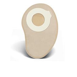 SACCA COLOSTOMIA STANRD A FONDO CHIUSO TRASPARENTE FILTRO REGOLABILE E RIVESTIMENTO IN TESSUTO CON SISTEMA DI AGGANCIO ADESIVO R