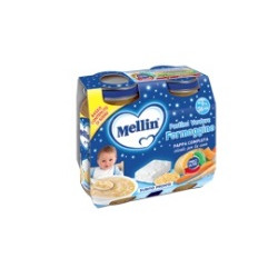 MELLIN CENA COMPLETA PASTINA VERDURE FORMAGGINO 2 PEZZI 200 G