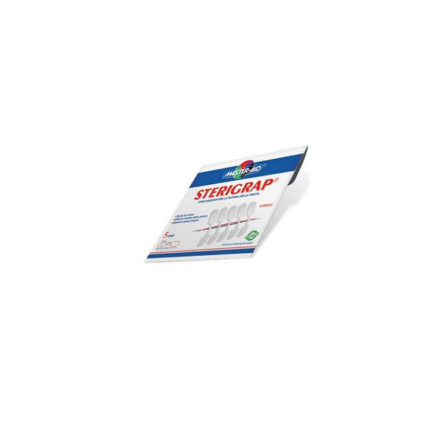 CEROTTO ADESIVO PER SUTURA MASTER-AID STERIGRAP 7X1,3 5 PEZZI CEROTTO ADESIVO PER SUTURA MASTER-AID STERIGRAP 7X1,3 5 PEZZI