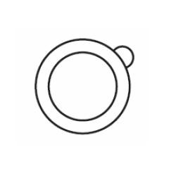 ANELLO MODELLABILE PER PLACCA APT 7806 IN IDROCOLLOIDE DIAMETRO 98MM 10 PEZZI CODICE ARTICOLO 7806