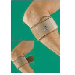 GOMITIERA IN NEOPRENE TENNIS OPPO. LA ZONA CIRCOLARE OFFRE IL PUNTO DI MAGGIORE PRESSIONE SUL MUSCOLO O SUL POLSO.CHIUSURA REGOL