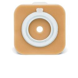 PLACCA CON FLANGIA E BARRIERA PROTETTIVA CON IDROCOLLOIDI A PROFILO SOTTILE DISPOSITIVO 2 PEZZI CON SISTEMA DI AGGANCIO ATRAUMAT